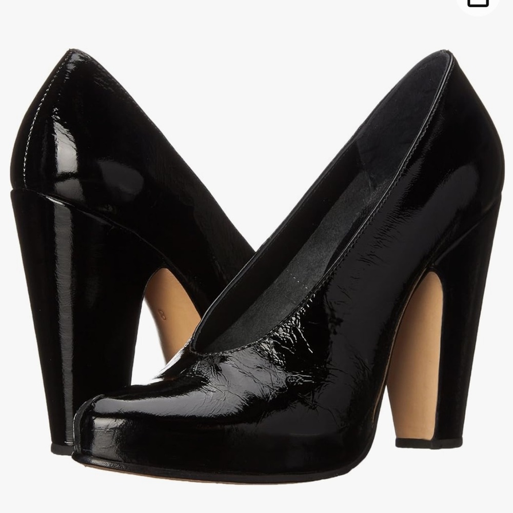 Rachel Comey Bixel Glossy Black Platform Pumps